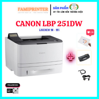 Máy in trắng đen 251DW  kết hợp wifi tiện lợi cho văn phòng, Canon 3310 mạng LAN giá rẻ bền bỉ