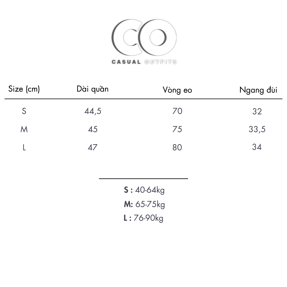 Quần short unisex vải dù cứng thoáng mát - 5 màu
