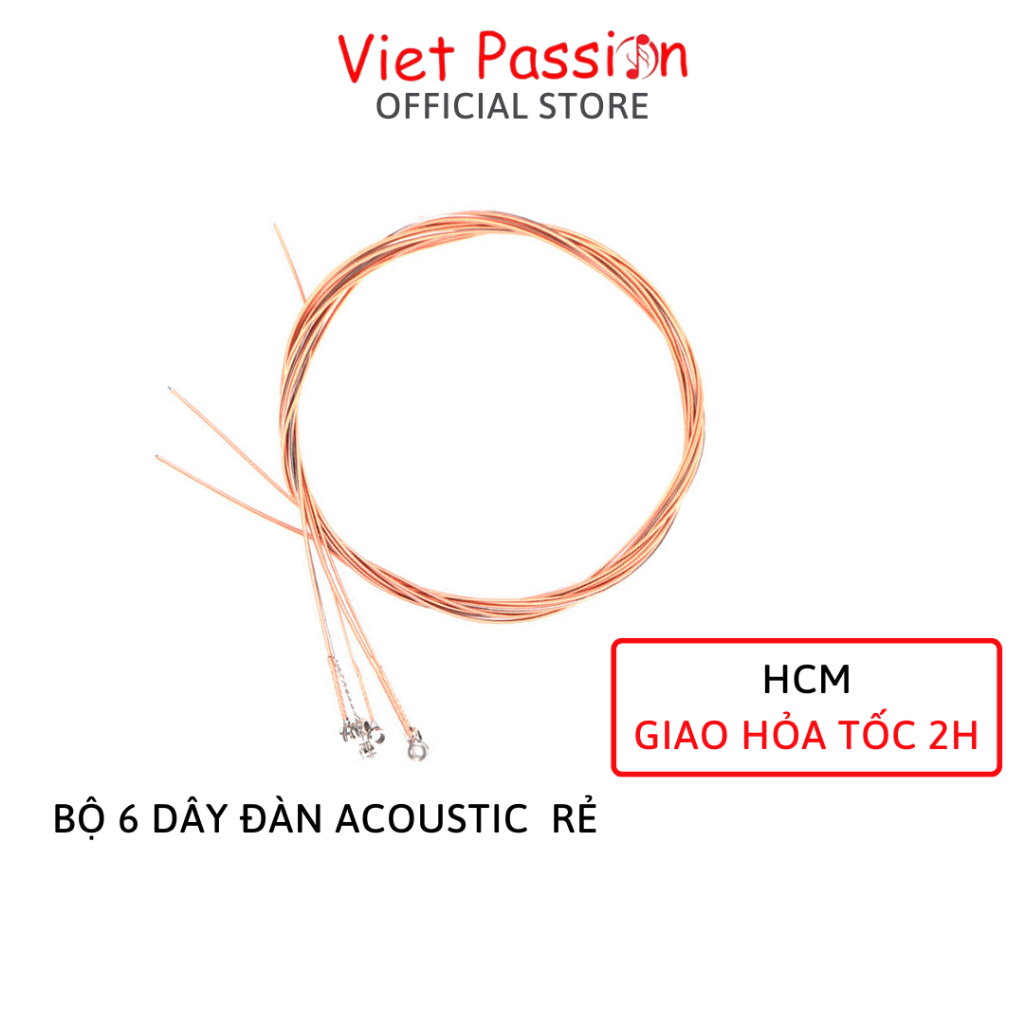 Dây đàn guitar acoustic dây sắt chất lượng dành cho đàn ghita Viet Passion HCM