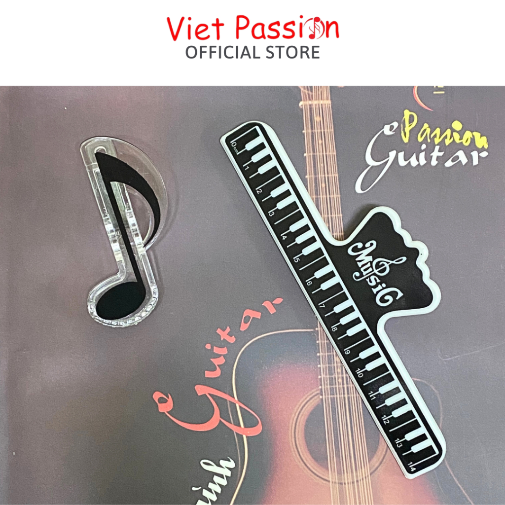 Kẹp giữ sách bản nhạc hình nốt nhạc, hình khóa sol, hình piano Viet Passion HCM