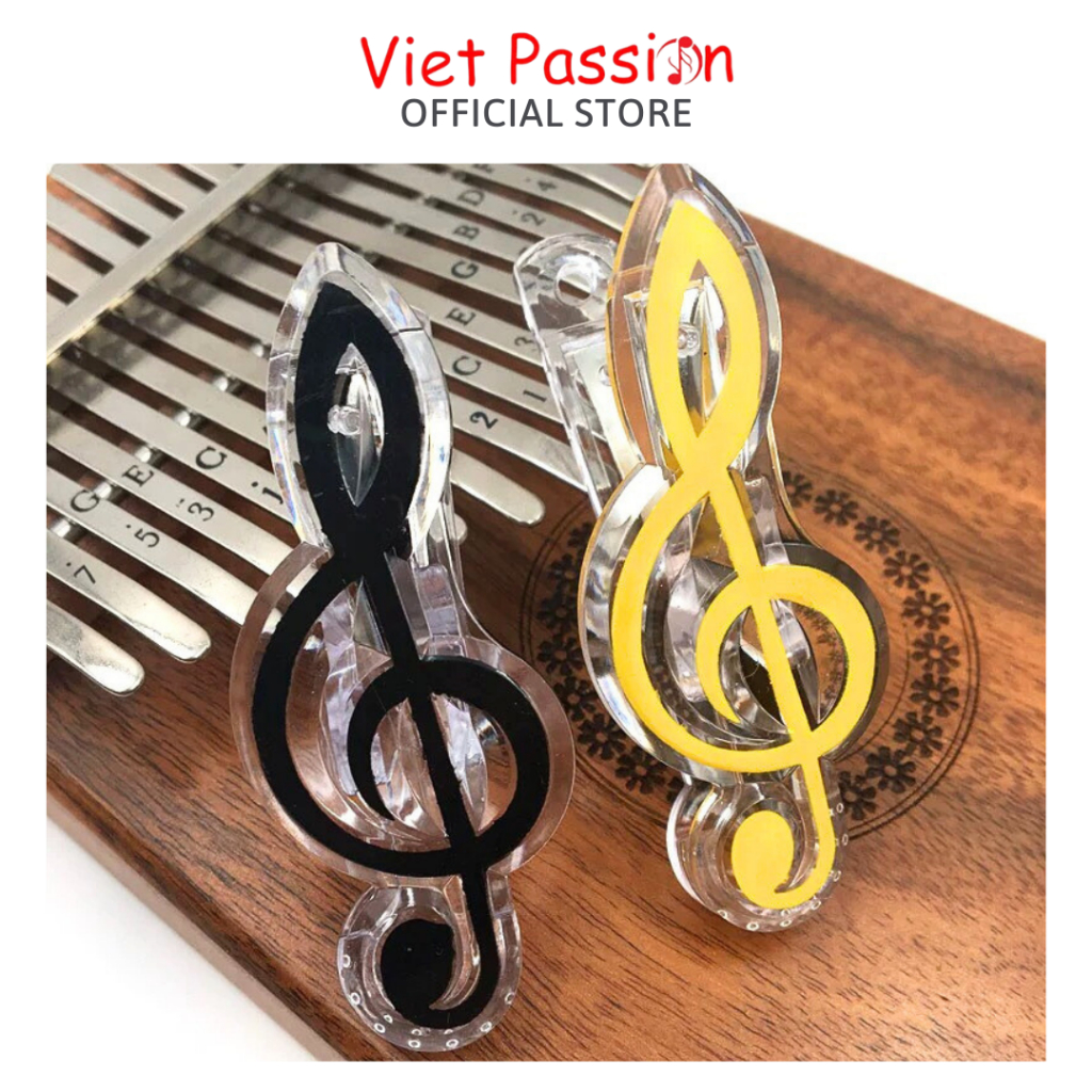 Kẹp giữ sách bản nhạc hình nốt nhạc, hình khóa sol, hình piano Viet Passion HCM