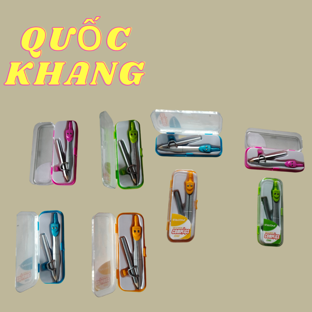 Compa Chì Gỗ CS102 (Màu Ngẫu Nhiên)