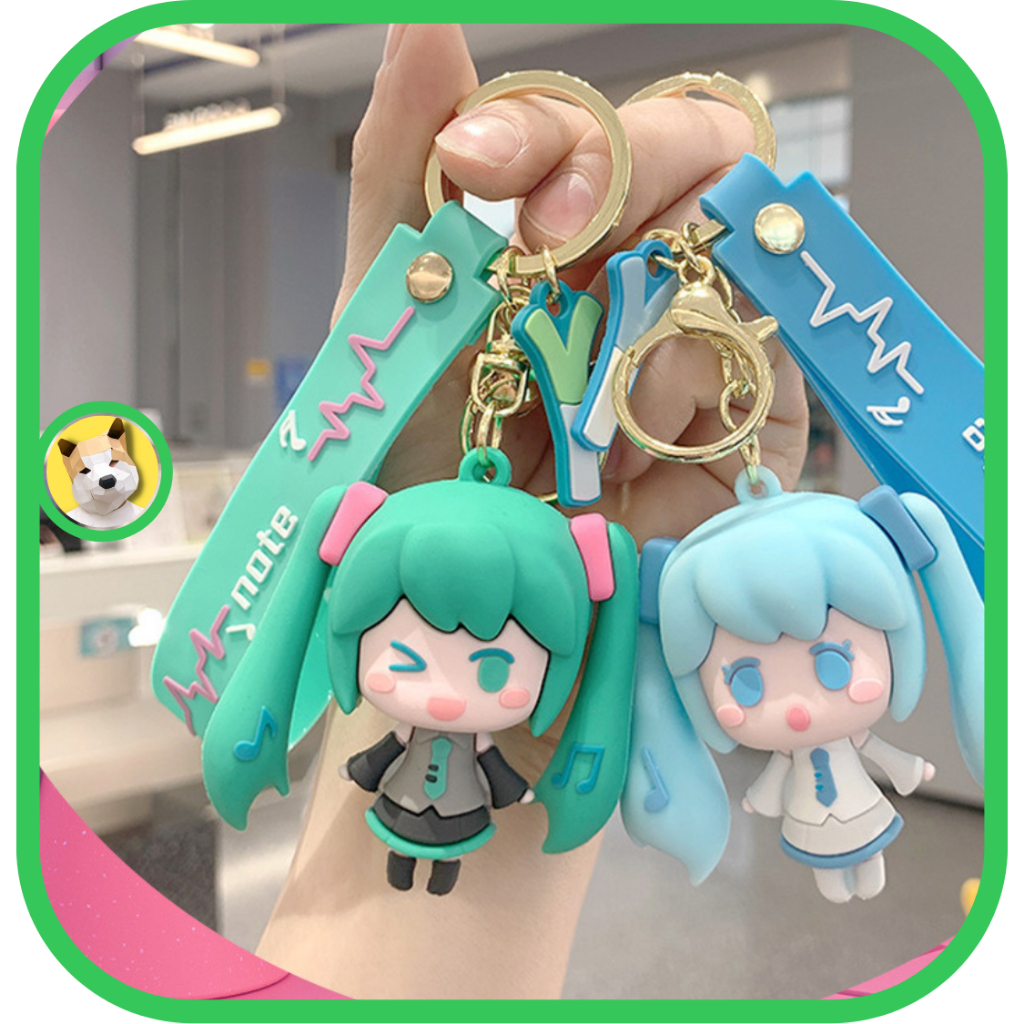Móc khóa Hatsune Miku dễ thương Tiệm đồ chơi Beocaz có sẵn đáng yêu quà tặng trang trí trưng bày anime móc khóa