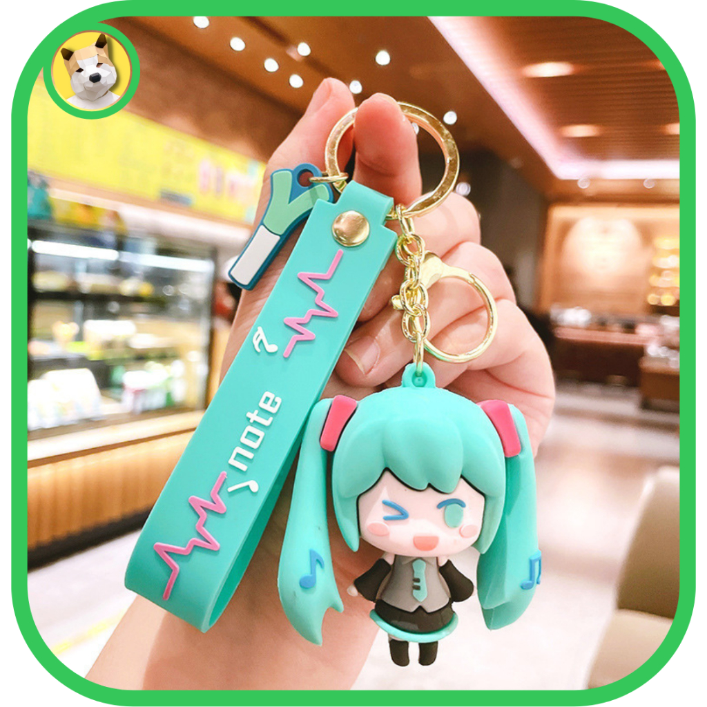 Móc khóa Hatsune Miku dễ thương Tiệm đồ chơi Beocaz có sẵn đáng yêu quà tặng trang trí trưng bày anime móc khóa