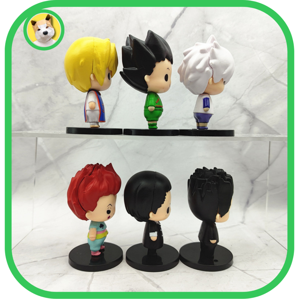 Mô hình Hunter X Hunter  6cm mắt đen Gon Killua Kurapica dễ thương Chrollo Lucifer Hisoka cute tiệm đồ chơi Beocaz