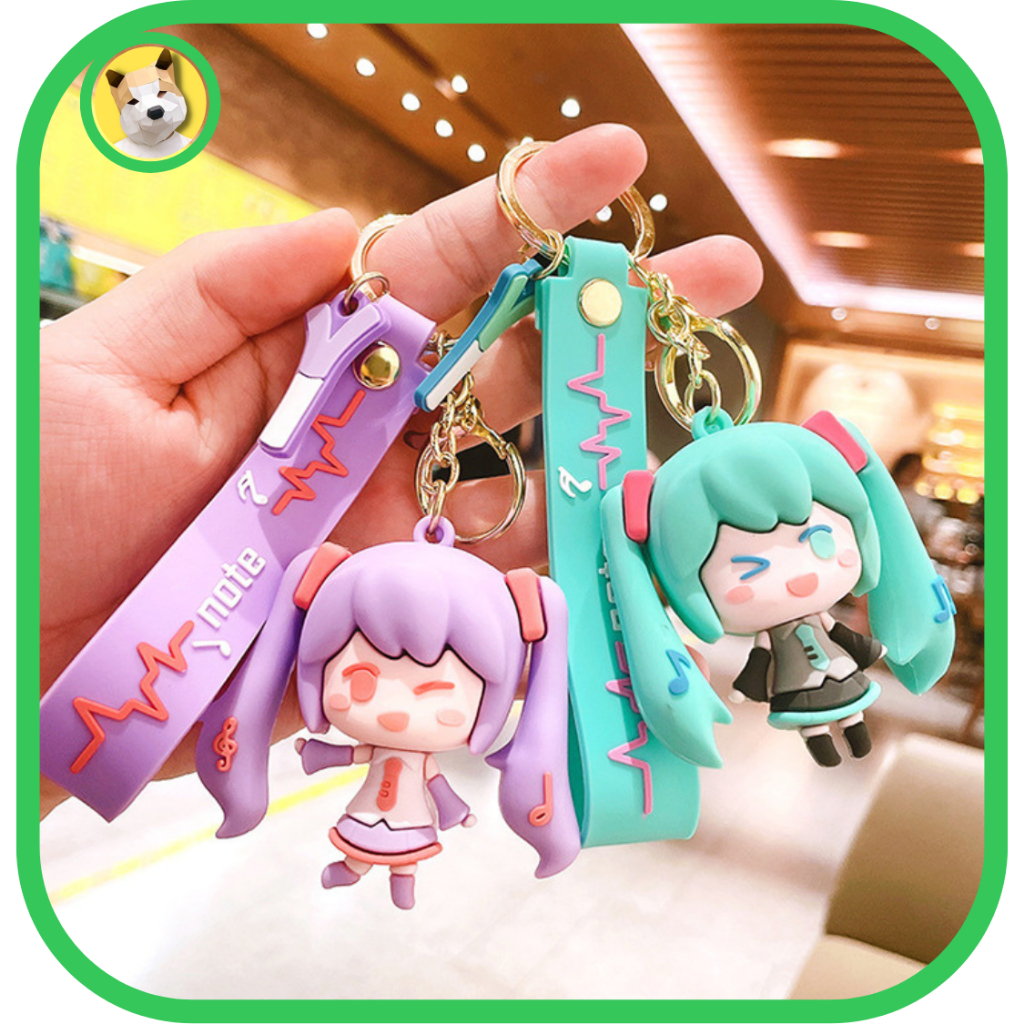 Móc khóa Hatsune Miku dễ thương Tiệm đồ chơi Beocaz có sẵn đáng yêu quà tặng trang trí trưng bày anime móc khóa