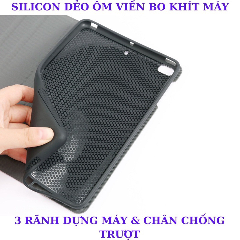 Bao da hình Gấu dâu iPad Air 1/2/3/4 - Gen 5/6/7/8/9/10 - 2/3/4 - Mini 1/2/3/4/5 - Pro 9.7"/ 10.5" / 10.2” | FULL BOX