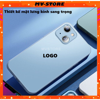 Ốp lưng điện thoại có LOGO táo viền vuông cho 11 14 13 Pro MAX 14 Plus 12 Pro 11Pro MAX MVSTORE
