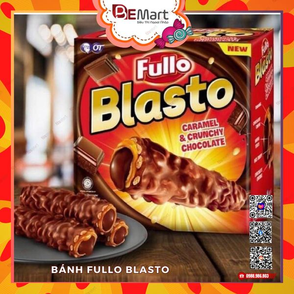 BÁNH ỐNG BLASTO PHỦ CỐM & Socola