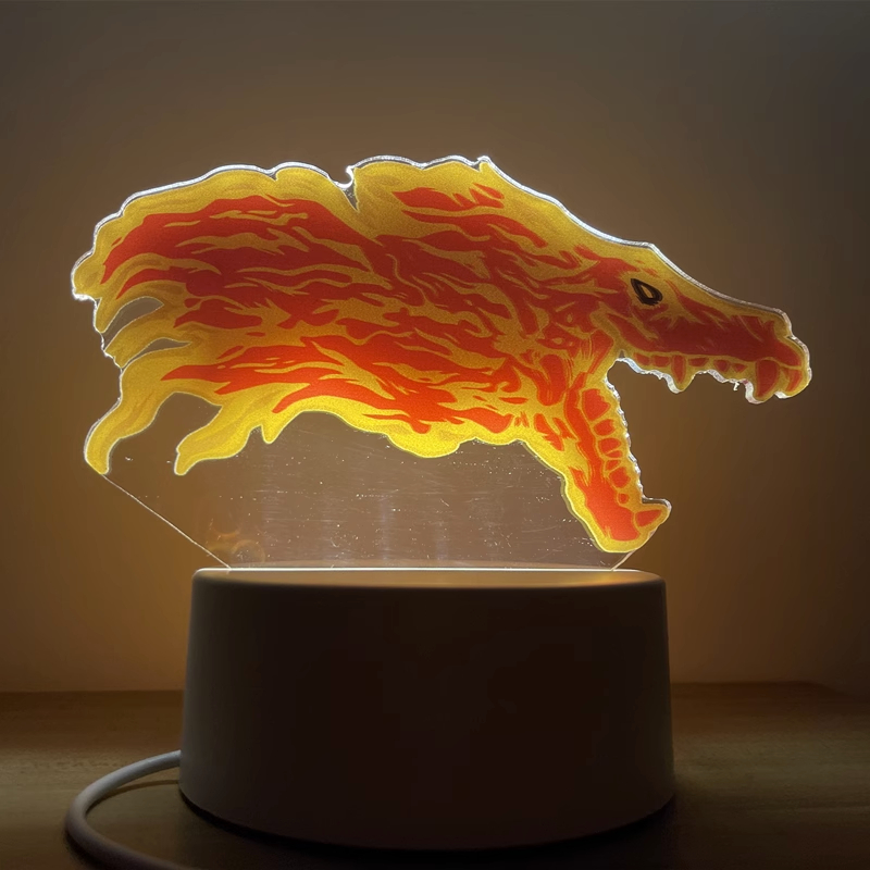 Đèn trang trí bàn làm việc hình Rồng Howl CSGO