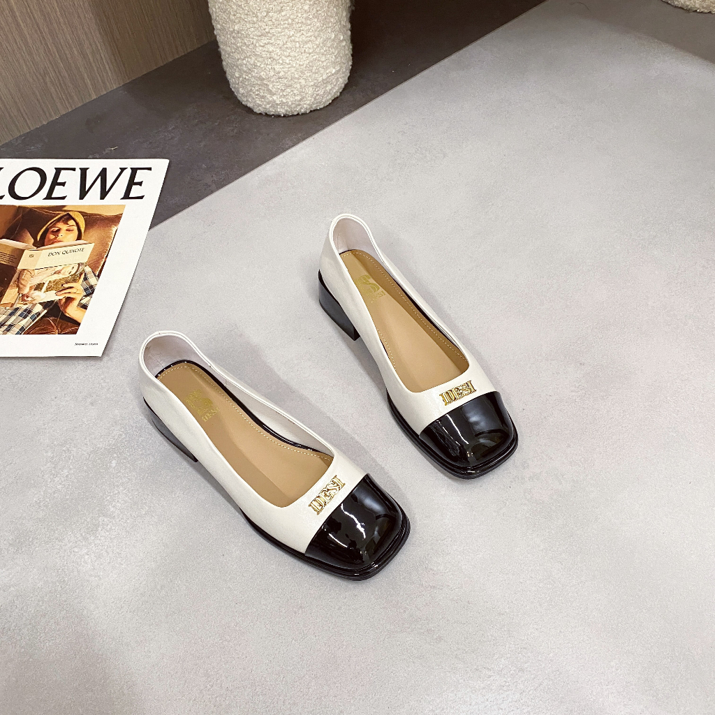 Giày Búp Bê Đế Vuông 3.2 phân Thời Trang DESI - 23118