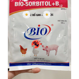 Bột bổ gan bio sorbitol + b12 gói 100g