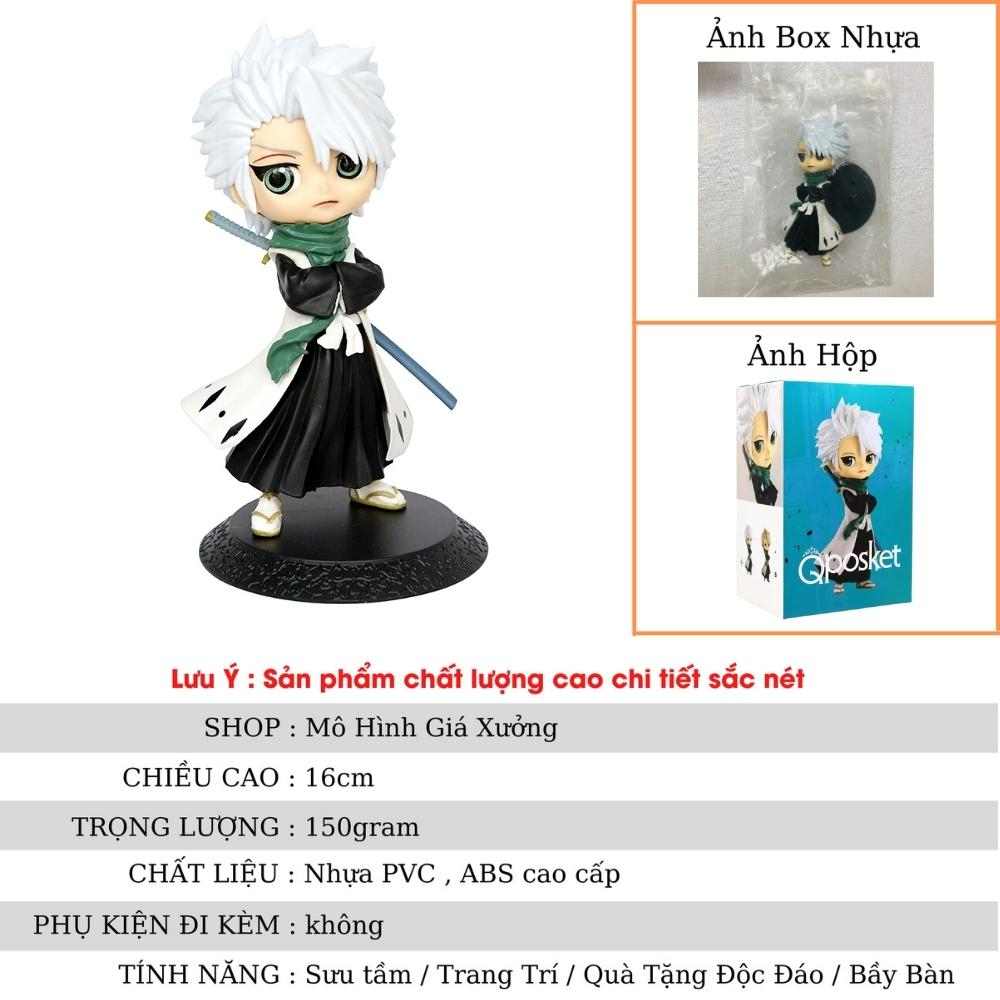 Mô Hình Anime Bleach Toshiro Hitsugaya cao 16cm - nặng 150gram - Figure Anime Bleach - có hộp màu - Mô Hình Giá Xưởng