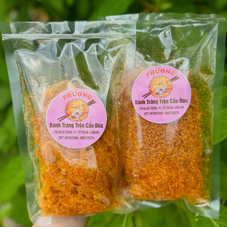 Combo 2 túi 500g - Bánh tráng trộn PHƯỢNG Cầu Đúc chính gốc Long An