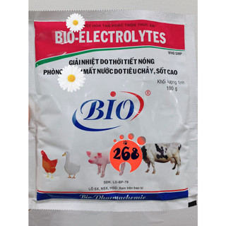 Bột hoà tan Bio Electrolytes gói 100gram điện giải
