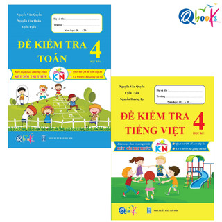 Sách - combo đề kiểm tra toán - tiếng việt lớp 4 - học kì 1 - kết nối tri thức với cuộc sống