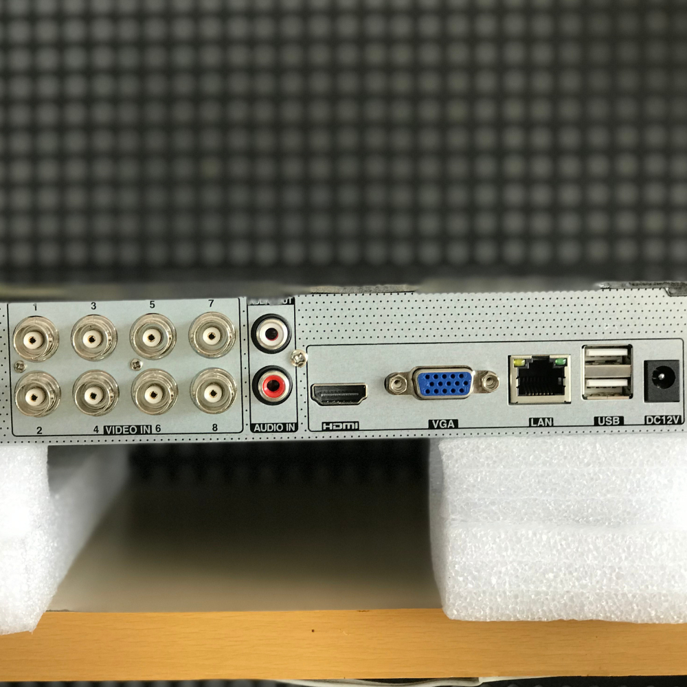 Đầu ghi hình analog 8 kênh hiviz HZ-3008L1 hỗ trợ kết nối 10 camera ip