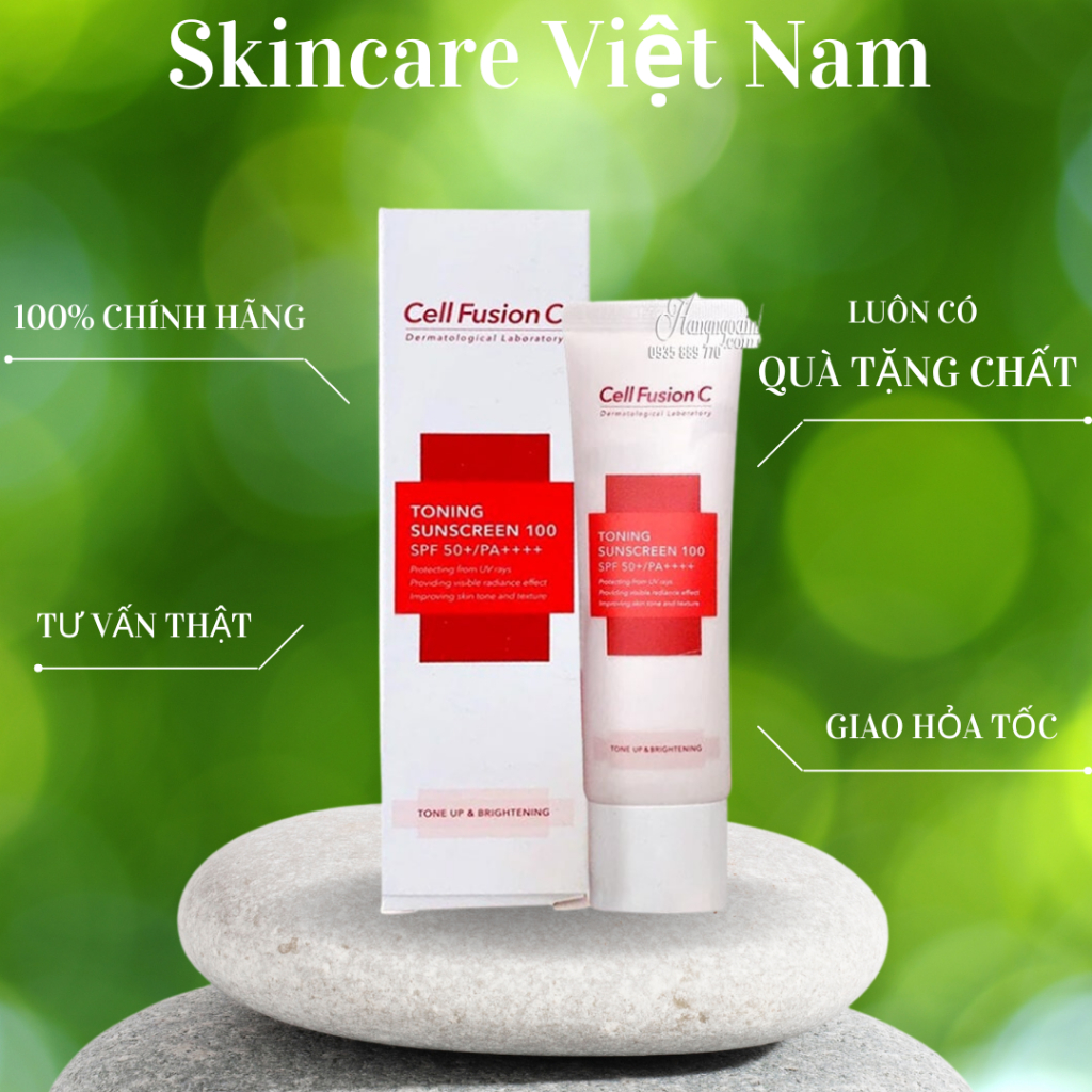 Kem Chống Nắng Cell Fusion C Laser / Clear / Toning Suncreen Đỏ / Xanh _ Skincare Việt Nam