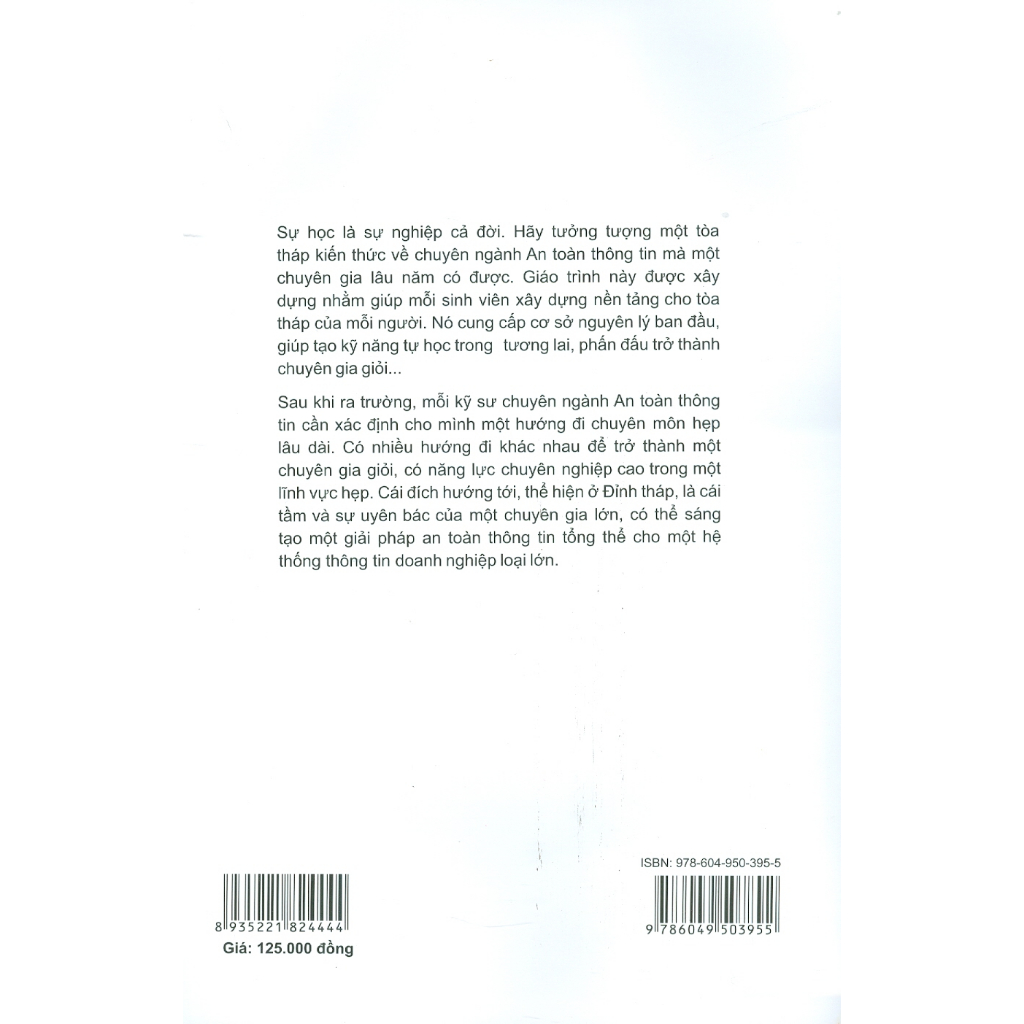 Sách - Giáo Trình Cơ Sở An Toàn Thông Tin