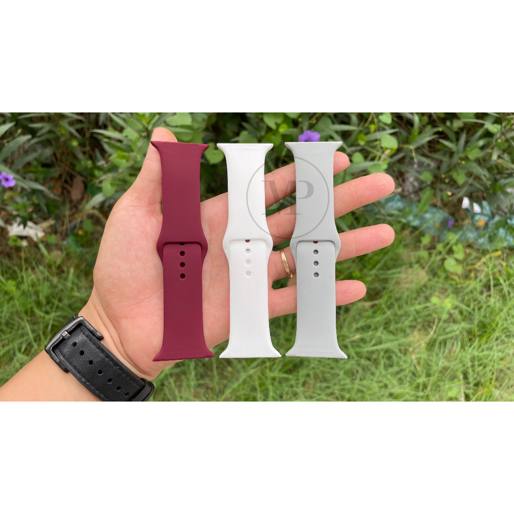 Dây Silicone Dành Cho Đồng Hồ Thông Minh series 8 7 6 5 4 3 2 1 Size 38mm 40mm 41mm 42mm 44mm 45mm