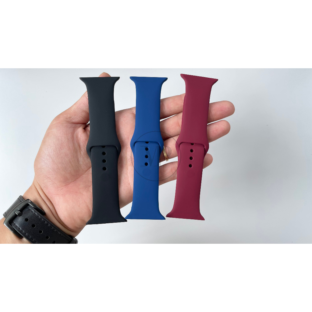 Dây Silicone Dành Cho Đồng Hồ Thông Minh series 8 7 6 5 4 3 2 1 Size 38mm 40mm 41mm 42mm 44mm 45mm