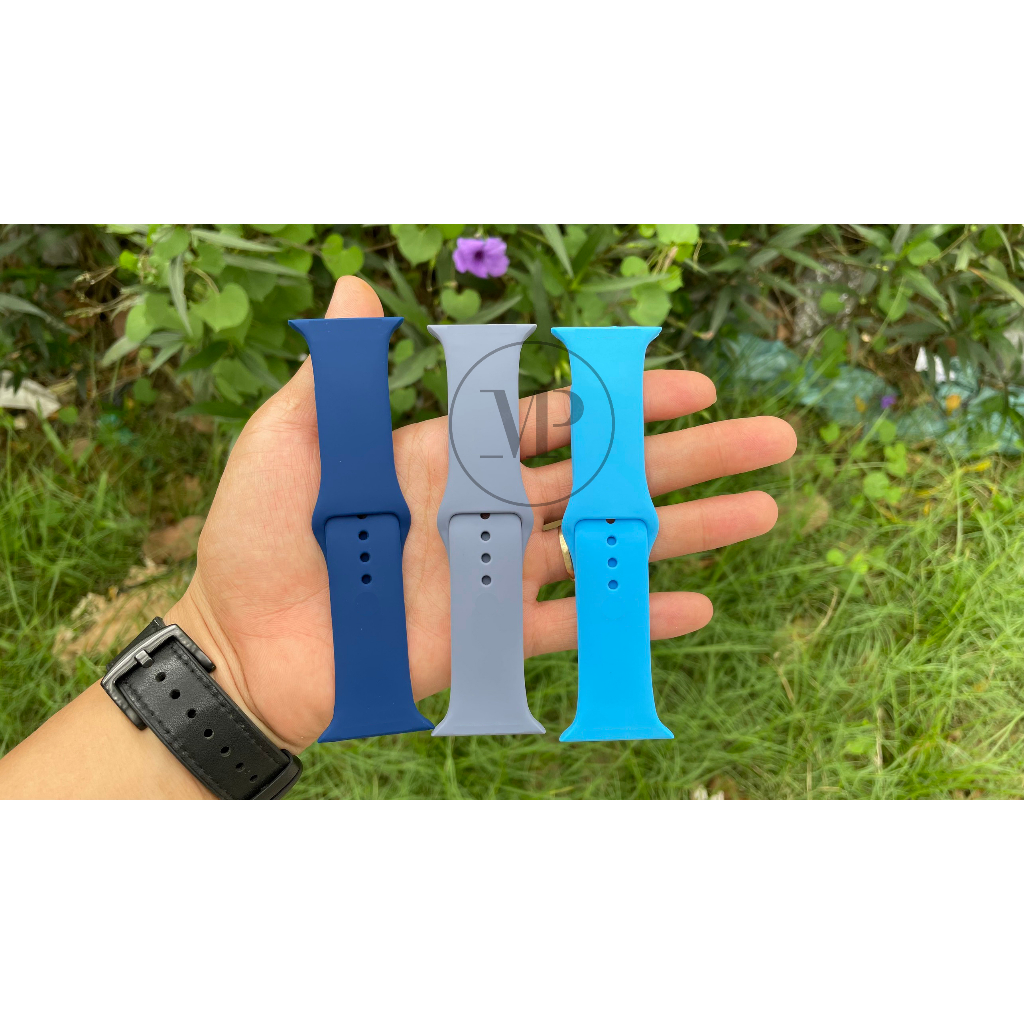 Dây Silicone Dành Cho Đồng Hồ Thông Minh series 8 7 6 5 4 3 2 1 Size 38mm 40mm 41mm 42mm 44mm 45mm