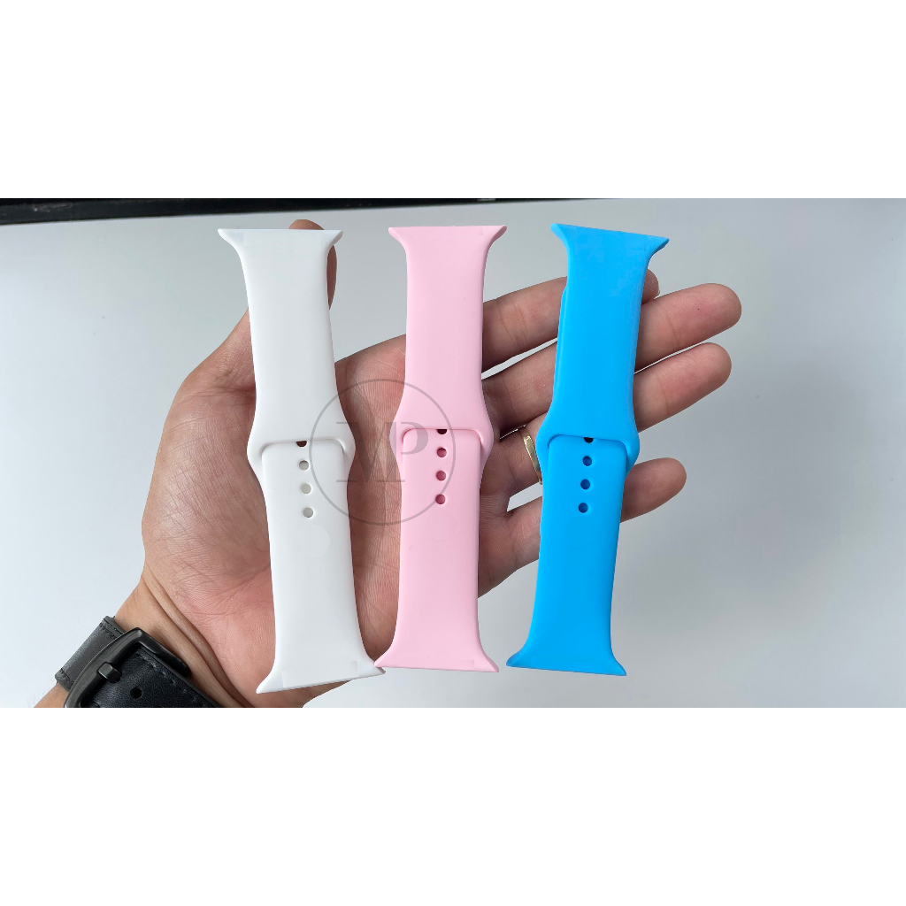 Dây Silicone Dành Cho Đồng Hồ Thông Minh series 8 7 6 5 4 3 2 1 Size 38mm 40mm 41mm 42mm 44mm 45mm