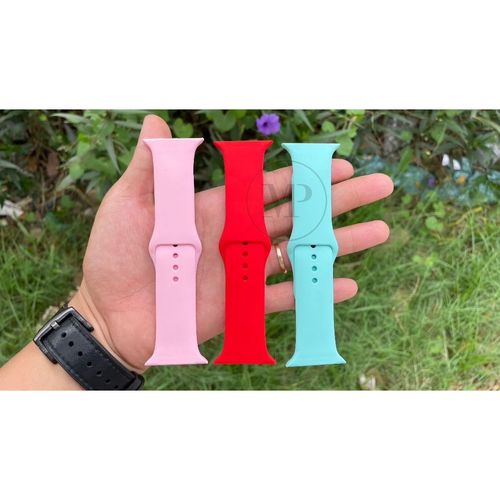 Dây Silicone Dành Cho Đồng Hồ Thông Minh series 8 7 6 5 4 3 2 1 Size 38mm 40mm 41mm 42mm 44mm 45mm