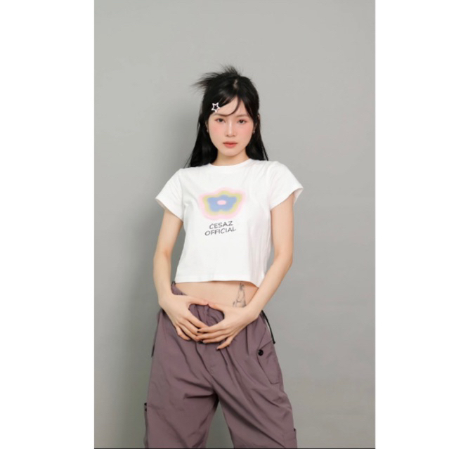 CESAR - Áo thun baby tee Heart