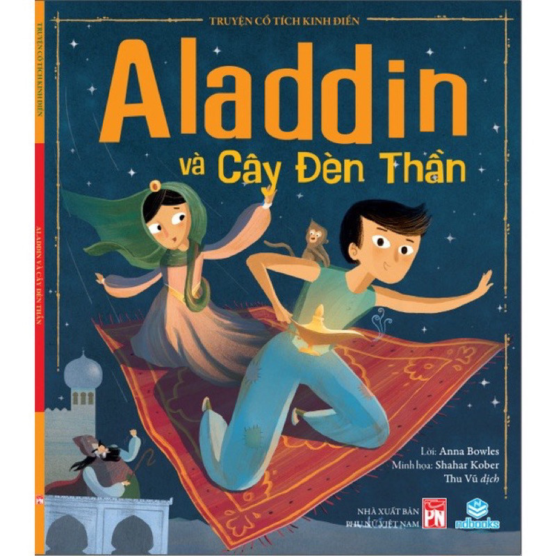 Sách -Truyện Cổ Tích Kinh Điển -Aladdin Và Cây Đèn Thần