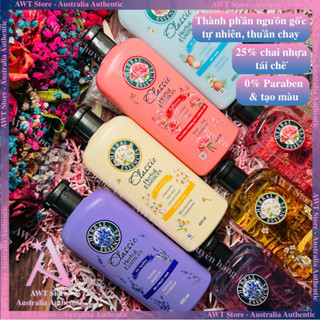 [Hàng Úc] Dầu gội và dầu xả Herbal Essences Organic, thuần chay,  0% silicones parabens