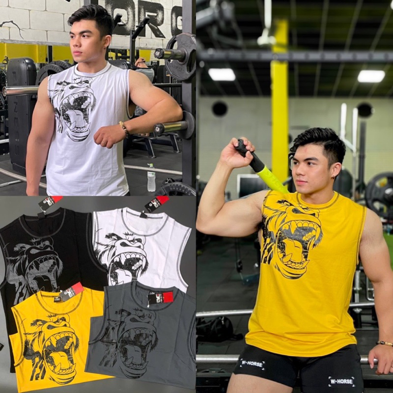 Áo tanktop gym nam KK ,áo thun thể thao nam