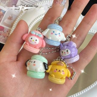 🍒🍒CHERRYKOKO Móc Khóa Ba Chiều Hình Cún Kuromi Cinnamon Màu Macaron Dễ Thương Phong Cách Nhật Bản Dành Cho Bạn Gái