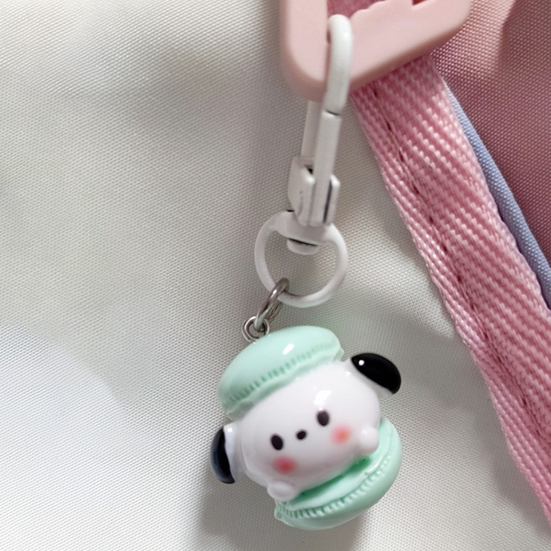 🍒🍒CHERRYKOKO Móc Khóa Ba Chiều Hình Cún Kuromi Cinnamon Màu Macaron Dễ Thương Phong Cách Nhật Bản Dành Cho Bạn Gái