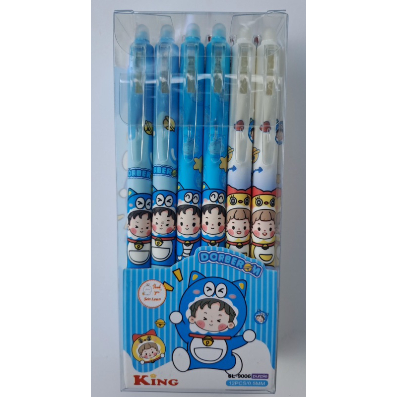 Combo 12 cây bút Gel xóa được để đầu bấm