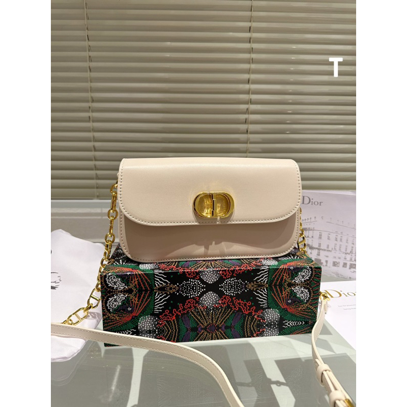 Túi đeo DIOR 30 MONTAIGNE AVENUE size 22 da mịn kèm quai fullbox W566-20