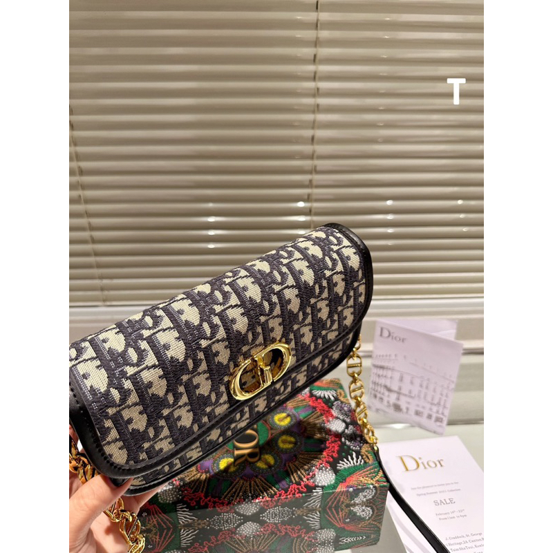 Túi đeo DIOR 30 MONTAIGNE AVENUE size 22 da mịn kèm quai fullbox W566-20