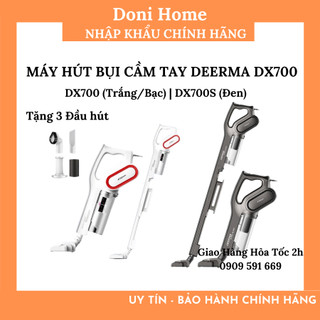 Máy Hút Bụi Cầm Tay Deerma DX700/DX700S - 3 đầu nối 600W - BH 6 tháng
