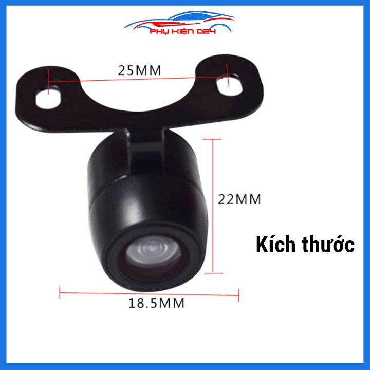 Camera lùi HD siêu nhỏ chống nước cho xe hơi sử dụng cả trước và sau