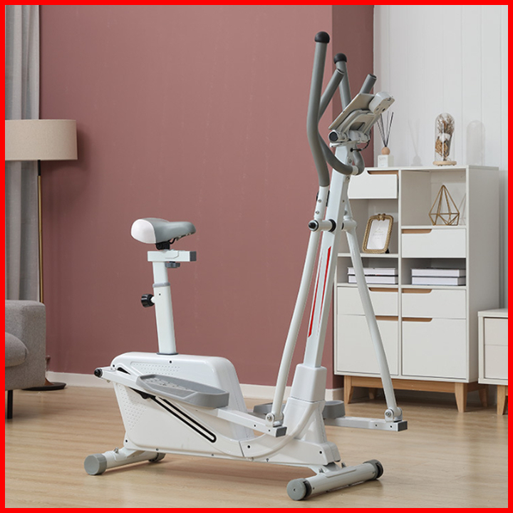 Xe Đạp Thể Dục Toàn Thân Có Đồng Hồ Đo Chỉ Số, Máy Chạy Bộ Trên Không Tập Gym Tại Nhà