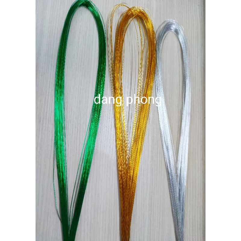 20 SỢI Dây uốn cành hoa hỗ trợ làm hoa len - Kẽm dẻo nẹp vành nón, tạo dáng thú bông _LM10