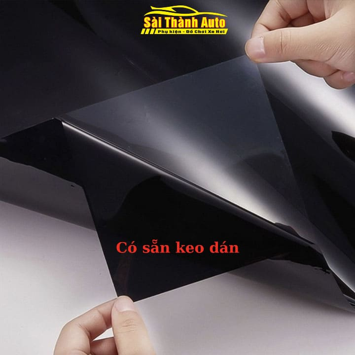 Phim cách nhiệt ô tô 3M màu đen khói dán chống nắng | Decal dán kính cản 99% UV dành cho mọi loại xe hơi