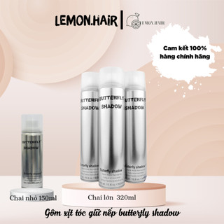 Gôm xịt tóc giữ nếp butterfly shadow - chai to - lemon.hair