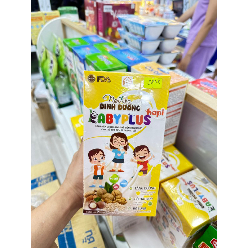 XẢ KHO NGŨ CỐC BABYPLUS HAPI 500gr