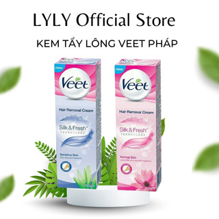 Kem tẩy lông VEET pháp 100ml cho da thường và da nhạy cảm chính hãng