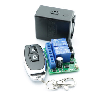 Công tắc điều khiển từ xa 2 cổng ra 12V DC 10A lắp chống trộm xem máy xe đạp điện từ xa