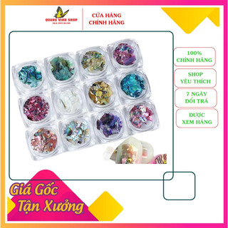Xà cừ nail , xà cừ làm nail vân đá chất lượng cao 12 màu