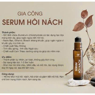 Serum Lăn xịt khử mùi hôi nách,ngăn tiết mồ hôi, khử mùi hôi nách 72h