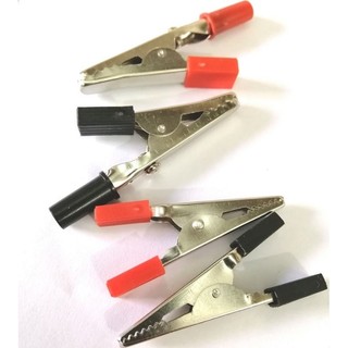1 cặp Kẹp cá sấu,kẹp bình acquy 5A ,50mm,55mm