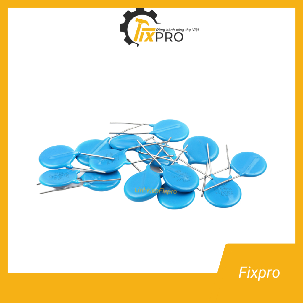 Tụ chống sét Varistor 7D180K - 10D471K chất lượng cao (Túi 5 chiếc)